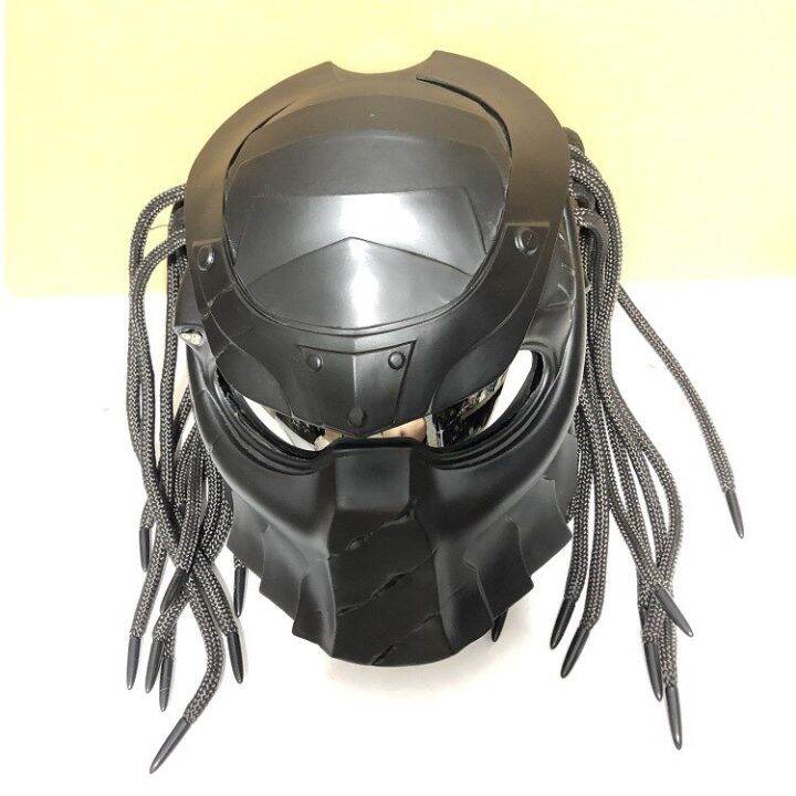 Predator Personality Motorcycle Full Face Helmet Cosplay Male Warrior ...