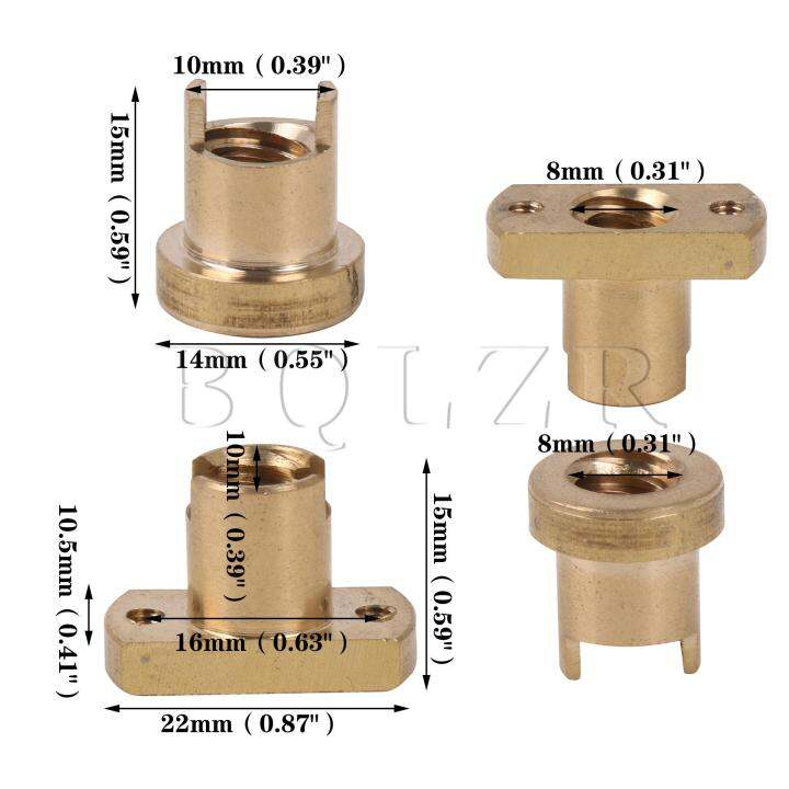 ชุดอะไหล่เครื่องพิมพ์2ชิ้นชุด-t8x4mm-น๊อต3d-สปริงโหลดแบบ