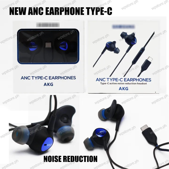 AKG New ANC Earphones Typec Inear With Mic Wire Headset Lazada PH