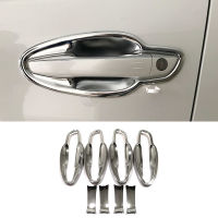 ABS Chrome For PEUGEOT 3008 GT 5008 2017 2018 2019  Accessories Car Door protector handle Bowl Cover Trim Car Styling 8pcs