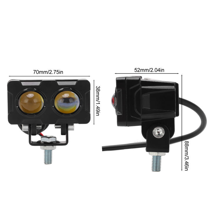 1-คู่รถจักรยานยนต์-led-ไฟทำงานภายนอกเหมาะสำหรับรถมอเตอร์ไซด์ปิดถนน-utv-atv-พร้อมรูรับแสงติดตั้ง-m8