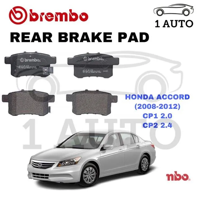 GENUINE BREMBO REAR BRAKE PAD HONDA ACCORD TAO CP CP1 CP2 2.0 2.4 (2008