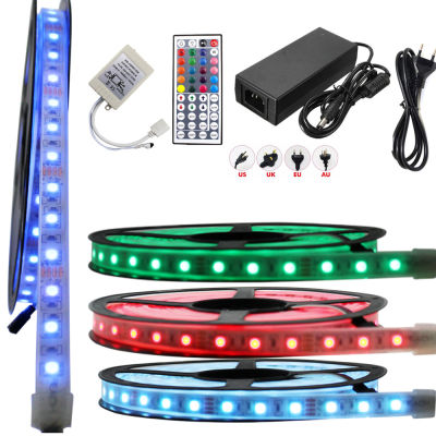 IP67 IP68 Waterproof 5050 LED Strip 12V 60LEDM RGB Use Underwater for Swimming Pool , Fish Tank Bathroom Outdoors With Power