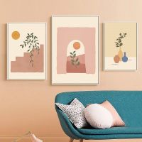 2023 ✌✶▨ Line Canvas Painting Morandi Girl Dormitory Wall Bedroom Living Room Decoration Poster Print Modern Abstract Pictures