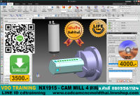 VDO CADCAM TRAINING NX1915 -CAM MILL4 Axis