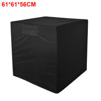 Protection Air Conditioner Cover Dustproof Reusable Foldable Washable Outdoor Solid Oxford Fabric Drawstring Accessories