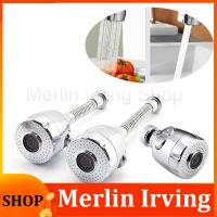 Merlin Irving Shop Adjustable Faucet Bubbler Tap Water Filter Nozzle 360° Flexible Faucet Adapter Aerator Saver for Kitchen Accessories