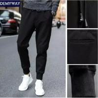 CODhuanglan212 Youth Men Casual Thin Leg Pants Students Men Loose Feet Sports Harlan Long Pant