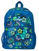 Smiggle Drift Classic Backpack กระเป๋าเป้ ลายบอล น้ำเงิน ขนาด 16 นิ้ว พร้อมส่งในไทย