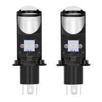 2pcs 90wPair Lamp H4 Led Mini Bi led Lens Projector Car Headlight 20000LM Lampada Led h4 HiLow Beam Lights Canbus 12v Bulb