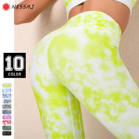 Nessaj Leggingsกีฬาสำหรับผู้หญิงBreathable Quick-Dryingการพิมพ์ดิจิตอลกางเกงโยคะออกกำลังเอวสูงกางเกง