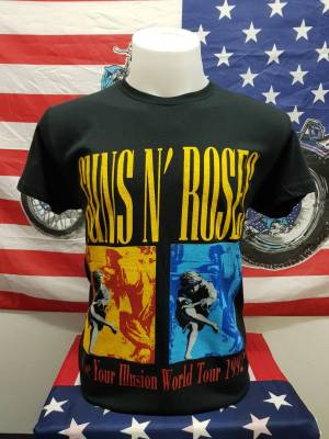 เสื้อยืดวินเทจ เสื้อยึด วงดนตรีร็อค GUNS N ROSES งานแท้ใหม่ มือ 1