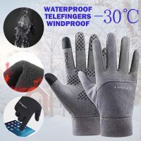 【hot】☸❀  Gloves Men Cold Weather Warm Freezer Thermal for Cycling Ski Hiking