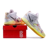 Au hot [original] ΝΙΚε Kyri- 8 white rainbow fashion breathable basketball shoes lightweight comfortable sports shoes