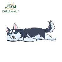 EARLFAMILY 13Cm X 5.5Cm,สติกเกอร์ติดรถยนต์ลายสุนัขป้ายถนน Trunk หมวกกันน็อคสเก็ตบอร์ดตู้เย็นป้องกันรอยขีดข่วนของตกแต่งกันน้ำ