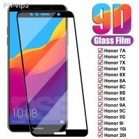 9D Full Protection Glass For Honor 9X Lite 9A 9C 9S 8X 8A 8C 8S Tempered Screen Protector Honor 7A 7C 7X 7S 10i 20i Safety Glass