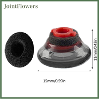 JointFlowers หูฟังอุดหูใหม่ปลายหูฟังซิลิโคนนุ่มหูฟัง Tips Eargels Black Foam อุปกรณ์เสริมสำหรับ Plantronics Voyager 5200 earplugs