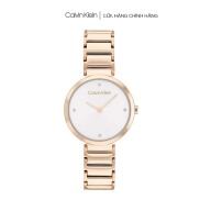 15-17.8 - DISCOUNT 25% x Đồng hồ Calvin Klein Nữ dây Kim loại SS22