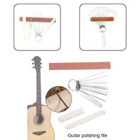 Mini 1 Set Versatile Needle Files Circular Cross Section Set Convenient Guitar Nut Files Set Precise for Repair