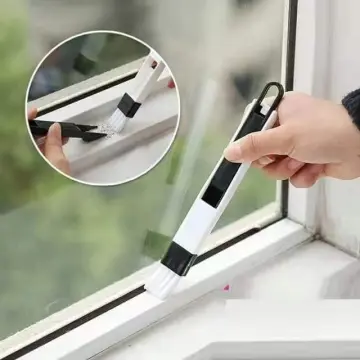 1pc Groove Gap Brush Window Crevice Cleaning Tool, Window Glass Cleaning  Wiper, Window Track Cleaning Dead Corner Window Brush