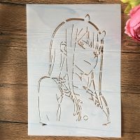 A4 29Cm อะนิเมะศูนย์สอง Darling In The FranXX สาว DIY ภาพวาดลายฉลุสมุดภาพระบายสีนูนแม่แบบผู้ปกครองตกแต่งอัลบั้มและลายฉลุ