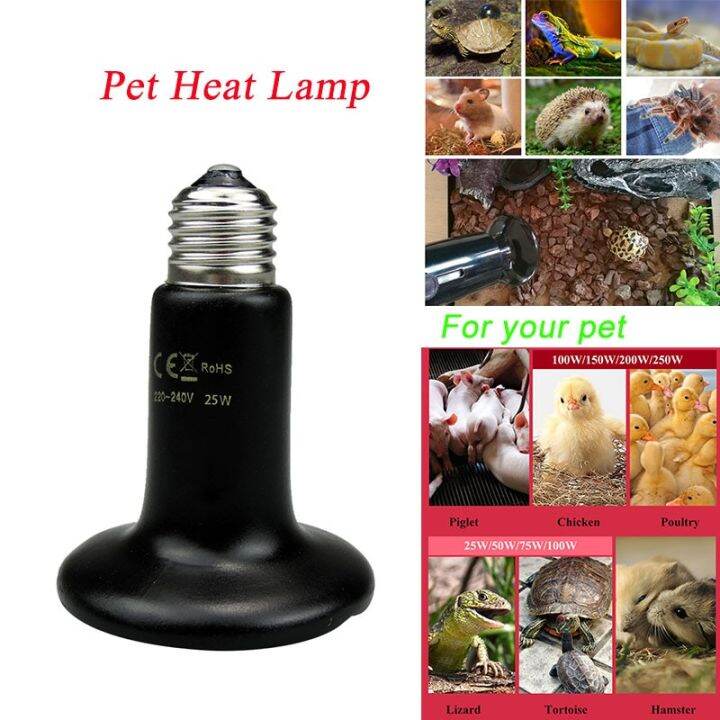 Viddavet Pet Heat Lamp Ceramic 220V Pet Heating Lamp Light Bulb Pet