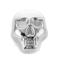 4 PcsSet Cooling Stone Stainless Steel Pumpkin Skull Bullet Grenades Football Shape Ice Whiskey Cooler Bar Tools 6PcsSet