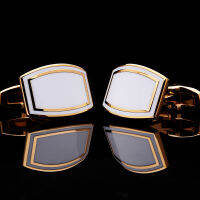 KFLK เครื่องประดับฝรั่งเศสเสื้อ Cufflink สำหรับบุรุษยี่ห้อ Cuff Link ปุ่มคุณภาพสูงสีทองหรูหรางานแต่งงานเจ้าบ่าวผู้เข้าพัก