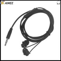 AIMEE 3.5mm ระบบเสียงสเตอริโอ ซิลิกาเจล หูฟังสำหรับนอนหลับ หูฟังชนิดใส่ในหู ลดเสียงรบกวน หูฟัง