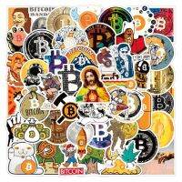 10/30/50ชิ้น/เซ็ต Cryptocurrency Bitcoin สติ๊กเกอร์สำหรับเด็กการ์ตูน BTC Diy สเก็ตบอร์ดแล็ปท็อปหมวกกันน็อคกระเป๋าเคสโทรศัพท์ Mexid