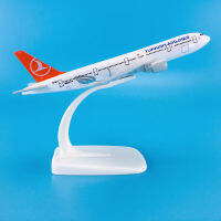 ABaza ขายร้อนสังกะสี Ally วัสดุ1:400 16ซม. เครื่องบินรุ่น Aircrafts โบอิ้ง B777-300ตุรกีสายการบินเครื่องบิน ModelM