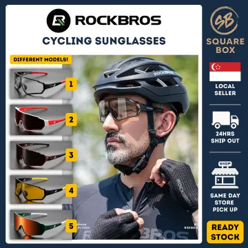ROCKBROS Cycling Sunglasses Bicycle Polarized Glasses Riding 3