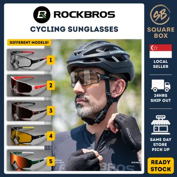 ROCKBROS sunglasses polarized Cycling Glasses Mens Outdoor Sports Driving 5  lens