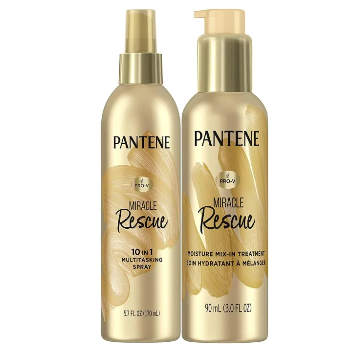 Pantene Hair Spray Miracle Rescue Leave In Conditioner Spray & Mix-In Treatment, Boost of Hydration for Damaged Hair, Oz and 3 Oz Each, 1 Count | Lazada PH Pantene Hair Spray Miracle Rescue Leave In Conditioner Spray & Mix-In Treatment, Boost of Hydration for Damaged Hair, Oz and 3 Oz Each, 1 Count | Lazada PH