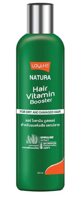 lolane-nature-hair-vitamin-booster-โลแลน-แฮร์-วิตามิน-บูสเตอร์-250มล-สำหรับผมเเห้งเสียเเตกปลาย