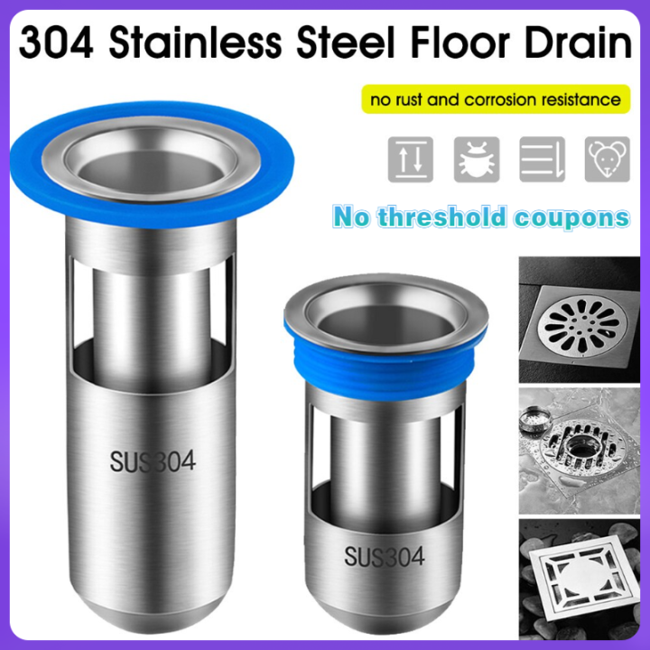 【Free Ship&Ready stock】Floor Drain Core Anti Odor Pest Proof Stainless ...