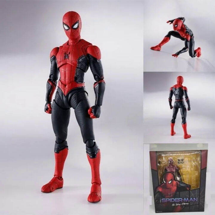 15cm The Spider Man Classic Upgraded Battle Suit Anime angka kreatif ...