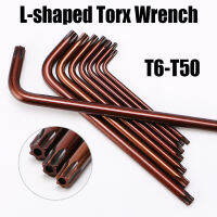 1PCS T6-T50 L-Shaped Torx Wrench ความแข็งสูงแบบพกพาประแจปรับได้มัลติฟังก์ชั่น Hex Socket ไขควงซ่อมเครื่องมือ-pangyh