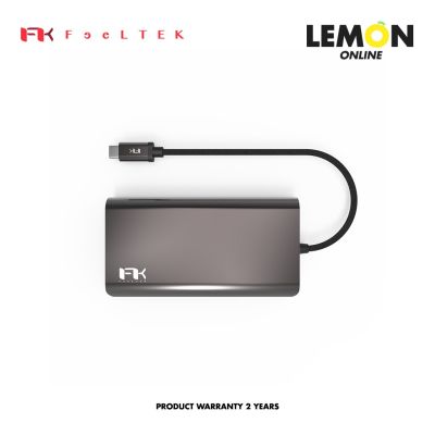 อุปกรณ์แปลงสัญญาณ Feeltek Portable Hub 8-in-1 to USB-C รับประกันสินค้า 2 ปี