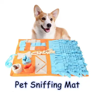 Benepaw Durable Dog Snuffle Mat Puppy Sniffing Puzzle Toys Interactive  Nonslip Pet Feeding Mat Portable Squeaky Slow Feeder