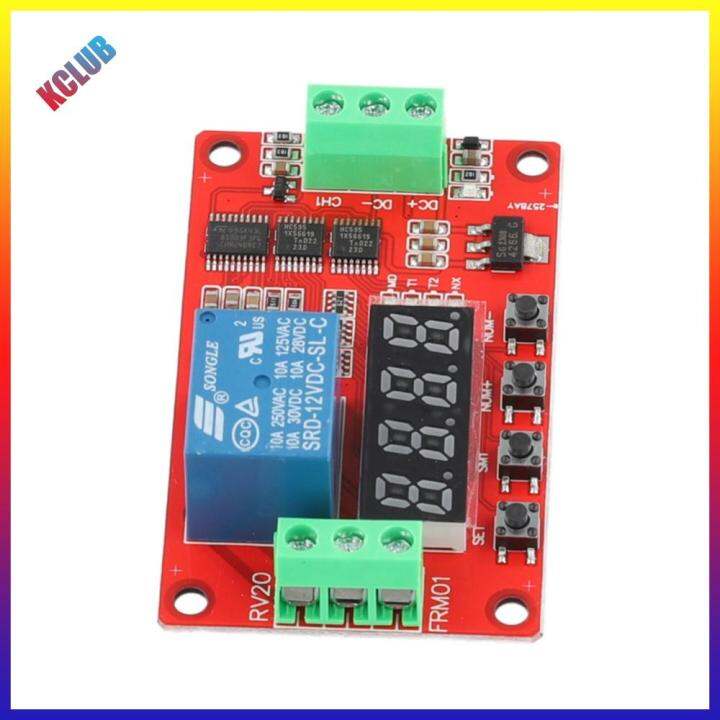 FRM01 LED Digital Time Delay Relay Module Multifunction Timer Control