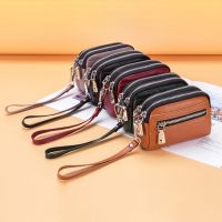 Feng Qi shopLuxury Wallet Women Small Wallet And Coin Purse For Girls Short PU Leather Credit Card Holder Wallets Ladies Double Zipper Coin Purse