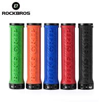 ROCKBROS จักรยาน MTB ปลอกแฮนด์จับจักรยาน TPR Rier Handlebar 3D Anti-Slip Hands ชิ้นส่วนมือจับจักรยานอุปกรณ์เสริม