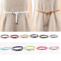 Thin Waist Belt For Women Braided Dress Belt For Ladies Woven Skinny Belt For Women Twist Design Waistband For Dresses Narrow Leather Waistband For Women