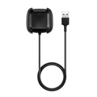 USB สายที่ชาร์จ1ม. สำหรับ Fitbit Versa Lite Versa อุปกรณ์เสริมสำหรับนาฬิกาอัจฉริยะ