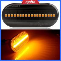 NPDTN นำพับรถยนต์แบบไดนามิก Led อะไหล่รถยนต์เลี้ยวสัญญาณไฟไฟแสดงสถานะด้านข้างไฟตัดหมอกแหล่งกำเนิดแสง