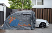 โรงจอดรถพับเก็บได้ เต็นท์จอดรถพับได้ สำหรับรถที่มีขนาดกลาง CARSBRELLA รุ่น RAINBOW ไซส์ M สำหรับรถที่มีขนาดกลาง