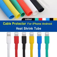 5PCS Cable Protector Heat Shrink Tube Sleeve Android Type C Charger Protector Cable Winder Organizer For iPhone Samsung