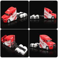 1:64 MACK Anthem รถบรรทุกโลหะผสม Trailer Head โมเดลรถยนต์ Diecasts กล่องโลหะใส่ของวิศวกรรมขนส่งยานพาหนะของขวัญเด็กหล่อตาย