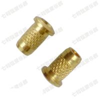 WK-6 Pcs Gold Guitar String Mounting Ferrules Bushing Set For electric guitar bridge,Guitar string retainer,ZL-GD-01